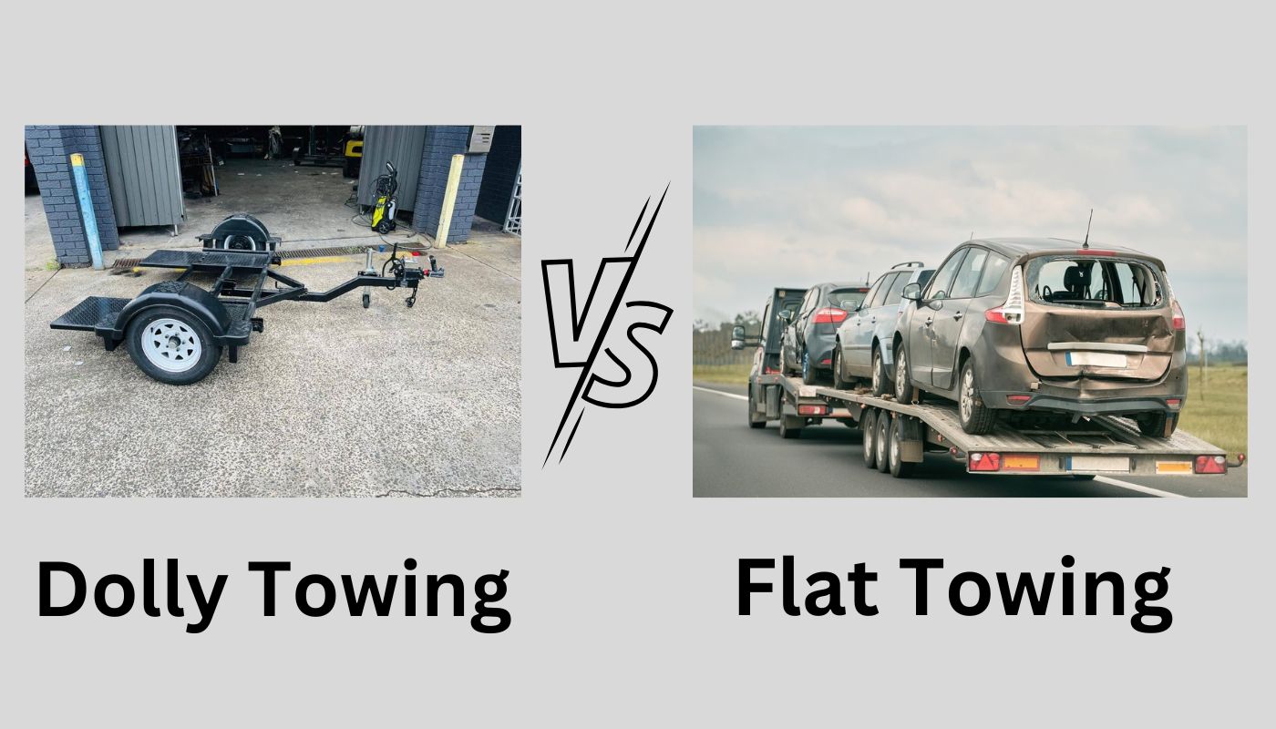 dolly towing and flat towing